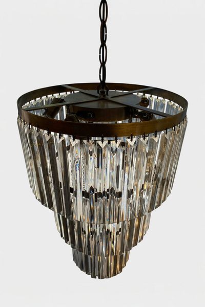Favori Aydınlatma Modern Ceiling Chandelier with Crystal Stone Detail 3 Layers