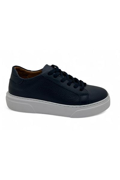 DOSA SHOES Y-120 Men's Leather Shoes-Navy Blue