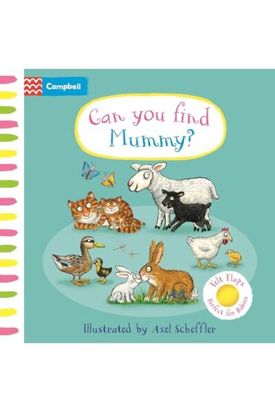 Campbell Books هل يمكنك العثور على الأم؟ كتاب ذو أغلفة ناعمة مثالي للأطفال الرضع