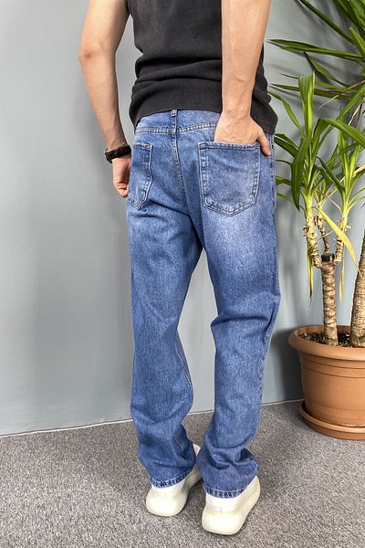 Alışveriş Sokağı Washed Jeans Regular Fit