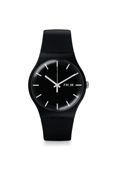 captiva Siyah Unisex Aylı Günlü Kol Saati