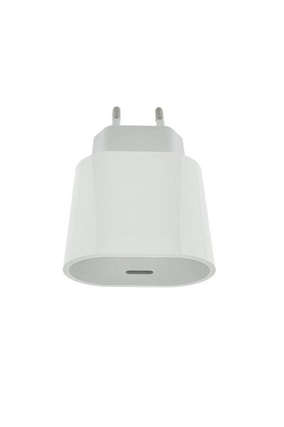 OEM 18W charger with USB-C port, A1692, EU mains plug, in blister, white