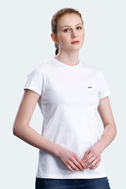 Slazenger KORNELI I Kadın Tişört Beyaz