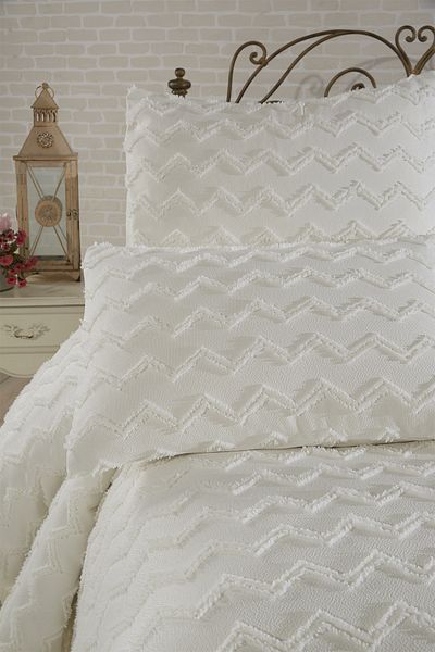 HUZUR ÇEYİZ Hera 3 Piece Double Pique Set