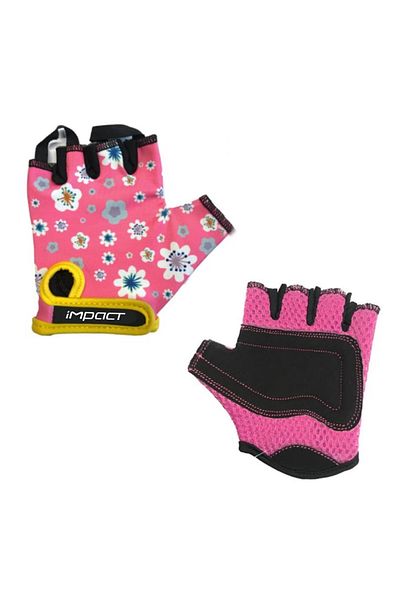 Impact Impact Gloves Flower Short Finger Pink m Eld-150