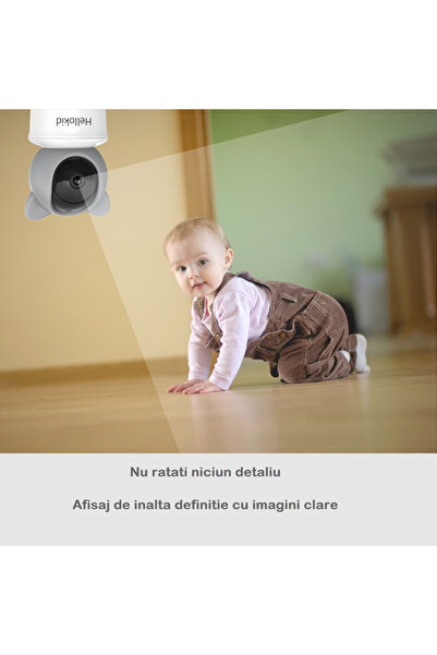Smart Vibe Συσκευή παρακολούθησης μωρού WiFi/ΧΩΡΙΣ WiFi 4 σε 1 MaxView HelloKid Y6 2KHD/5 Νυχτερινή όραση, έλεγχος tablet/smartphone