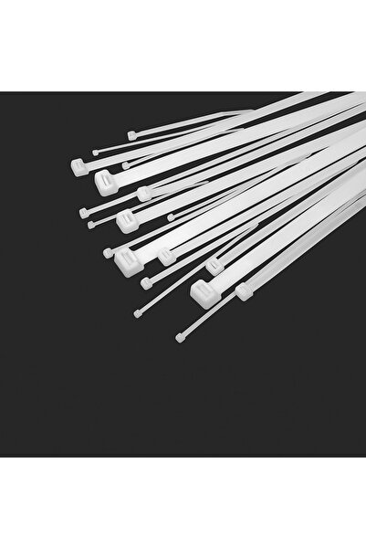 XTREME Set de 100 de bride de cablu zimțate din nailon, 4,5x180 mm, autobloca...