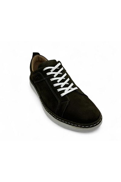DOSA SHOES Leather Men's Casual Shoes-Green