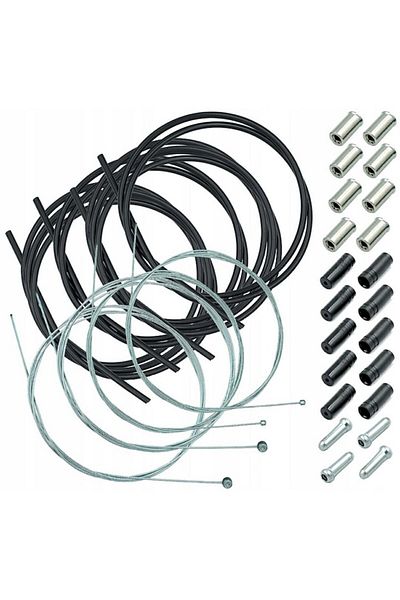 OEM Universal Brake and Shifter Cable Set for Bicycle, Universal Size, Black