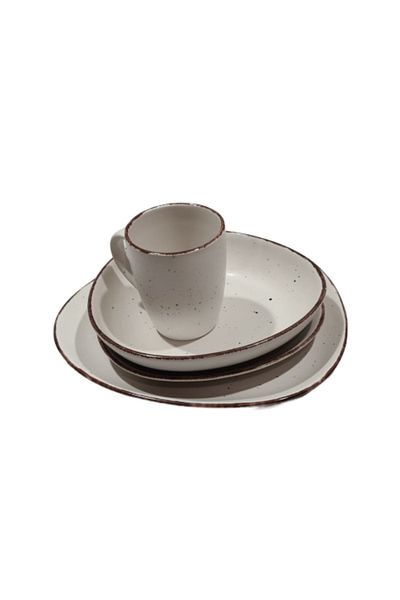 OEM 16-piece dinner service set, Cream