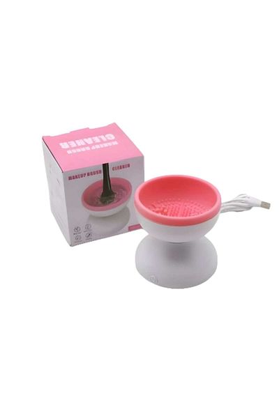 OEM Curățător automat de pensule de machiaj, încărcare USB, portabil, alb