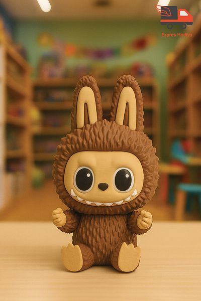 expres hediye Sitting Labubu Doll, Labubu Figure Toy, Labubu Toy