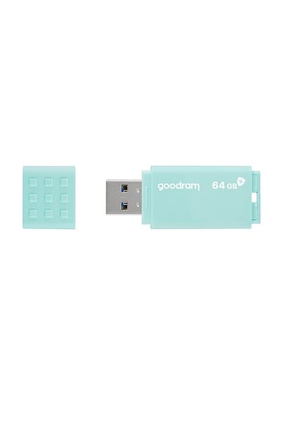 Goodram USB 3.0 memory stick, 64 GB, Goodram UME3 Care, with cap, blue