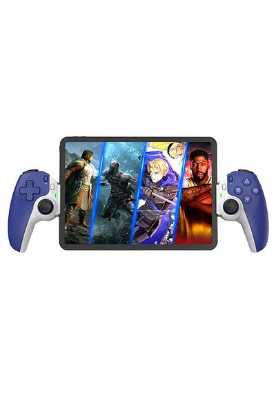 SKYDDAR INNOVATION Wireless Bluetooth 5.2 Controller Universal, Android/iOS/PS4/Switch, BSP-D9, set sticker, Blue