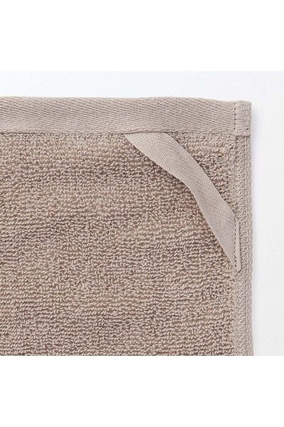 Muji Twin Pile Hand Towel with Loop, W 34 x L 35 cm