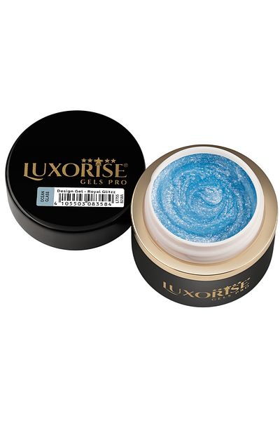 LUXORISE Gel Design 3D LUXORISE - Strălucire Regală, Sticlă Oceanică 5ml