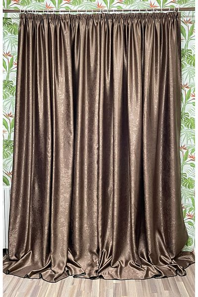 Liz Line Set of two blackout curtains, with drapery, various sizes and colors, from the "Monocrom" range by Liz Line