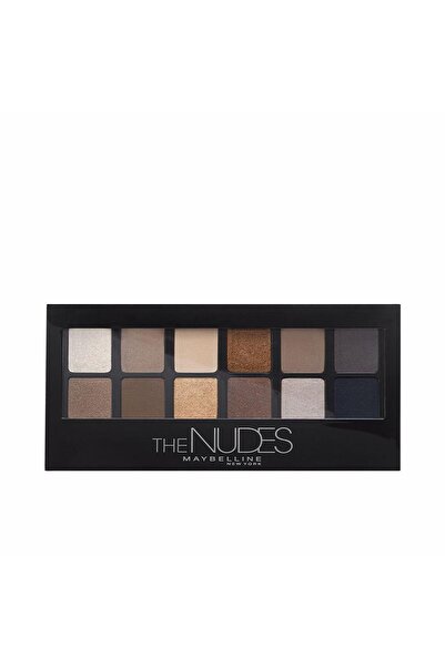 Maybelline New York Paleta cu 12 farduri de peoape, The Nudes, 01, 9.6 g