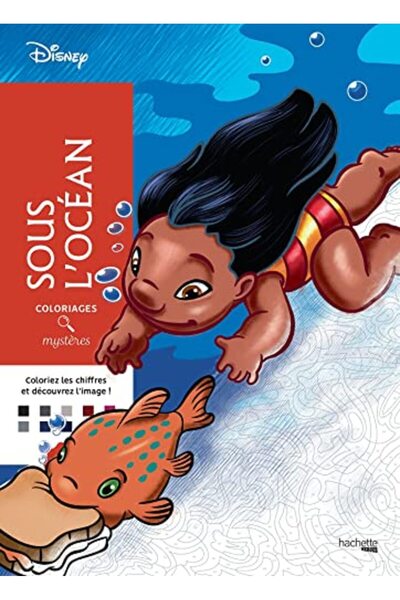 Hachette Coloriages Mysteres Disney - Sous L'Ocean