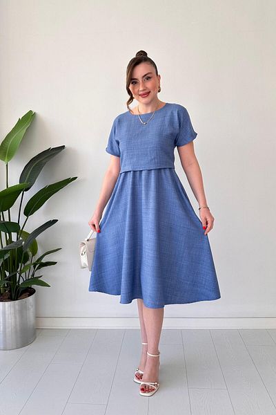 MaziButik Team Look Dress Indigo