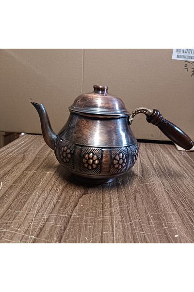 KIVRAKLAR Copper Samovar Teapot Antique Wooden Handle