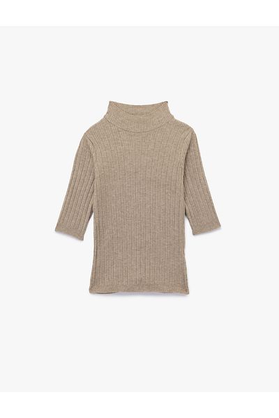 Koton Short Sleeve Turtleneck Sweater
