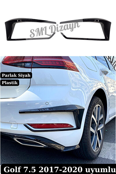 SML Dizayn Golf 7.5 Arka Sis Çerçevesi Vent 2017-2020 Parlak Siyah Golf 7.5 A...