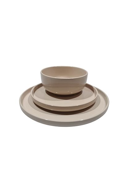 OEM 12-piece dinner service set, Cream