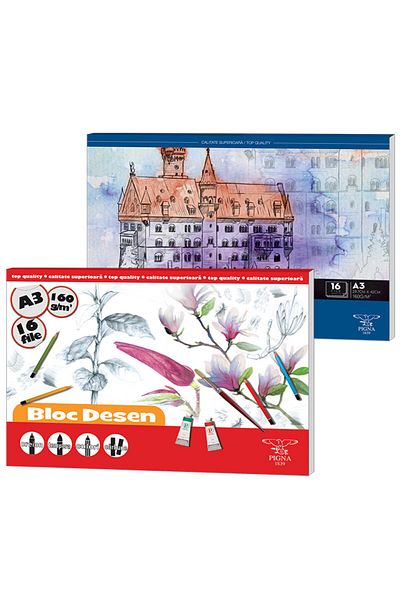 PIGNA Drawing Pad, A3, 160g, 16 Files,