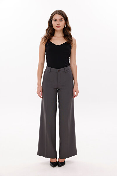 LA PANTE Önden Düğmelı Strıght Dikişli Palazo pantolon