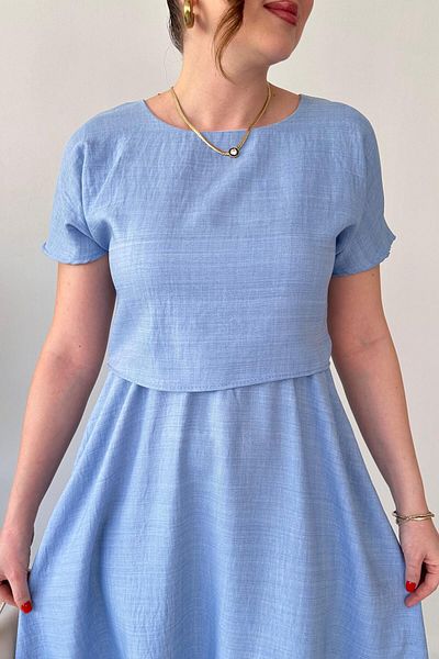 MaziButik Φόρεμα Team Look Baby Blue