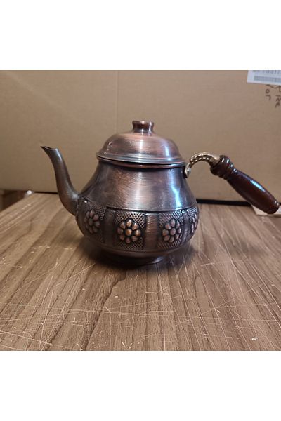 KIVRAKLAR Copper Samovar Teapot Antique Wooden Handle