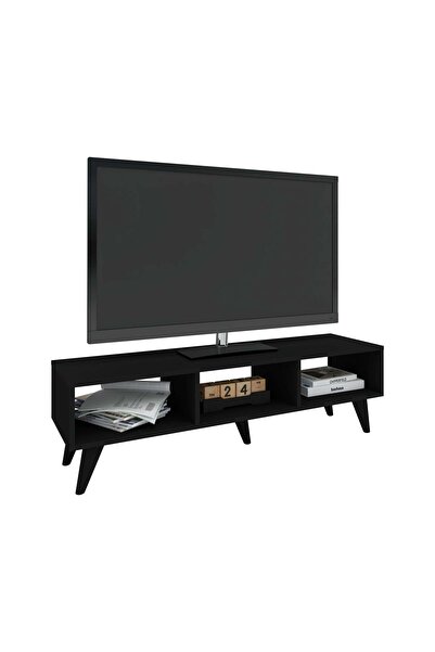 haaus.ro TV Bed Shot V1, Black, 120 x 35 x 35 cm