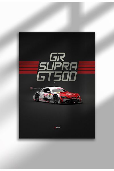 21mxm GT & DTM Racing Poster, Modern Race Cars on Canvas, Frameless Motorsport Wall Art, Track Legends