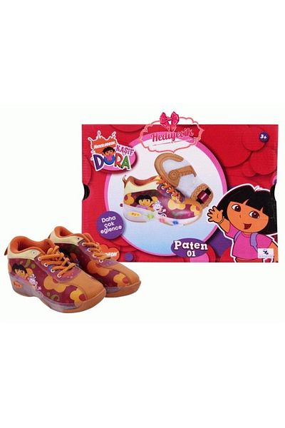 Vardem Dora Single Wheel Lighted Roller Skate Shoes Size 32 Orange Red