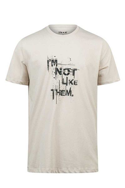 2AS Alex Printed Men's Zero-Collar T-Shirt 035