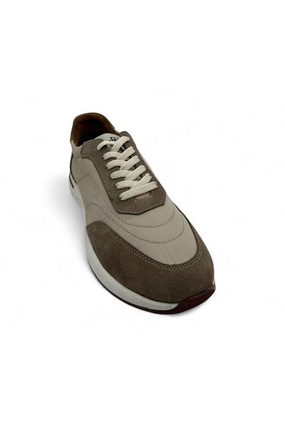 DOSA SHOES Lace-Up Men's Casual Shoes-Beige