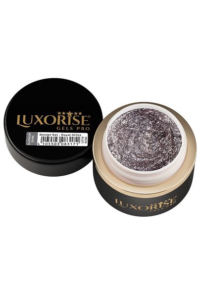 LUXORISE Gel Design 3D LUXORISE - Strălucire Regală, Strălucire Platinum 5ml