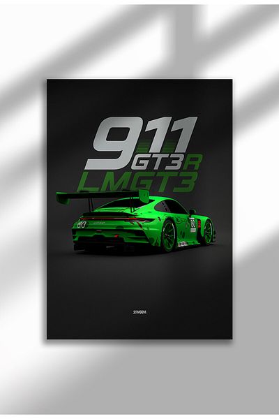 21mxm GT & DTM Racing Poster, Modern Race Cars on Canvas, Frameless Motorsport Wall Art, Track Legends