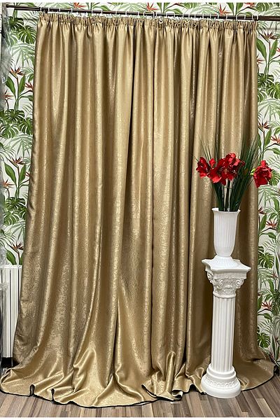 Liz Line Set of two blackout curtains, with drapery, various sizes and colors, from the "Monocrom" range by Liz Line