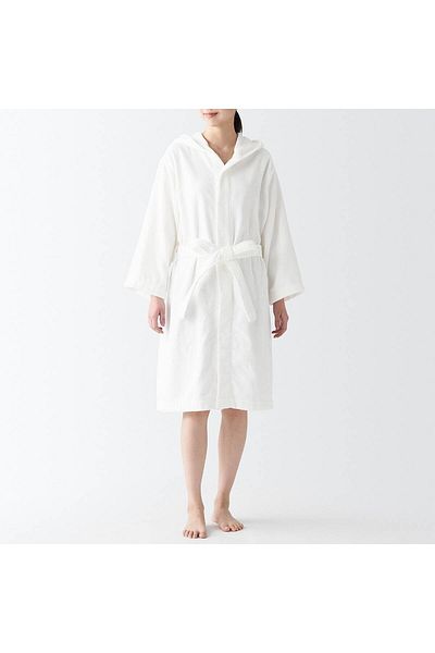 Muji Side Seamless Pile Bathrobe, Unisex