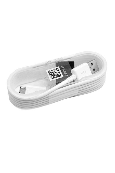 Samsung Data and charging cable, Samsung ECB-DU4EWE, USB type A male to microUSB male, length 1.5 m, white
