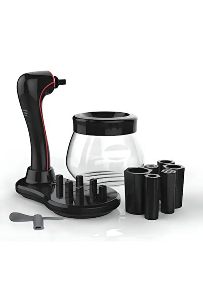 OEM Dispozitiv profesional de curățare și uscare a pensulelor de machiaj cu mâner ergonomic, fără fir, încărcare USB,