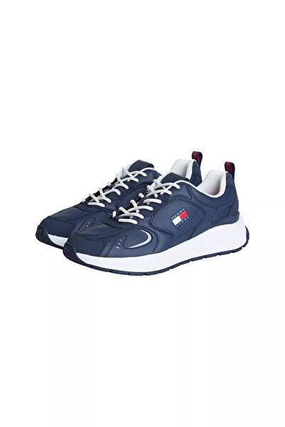 Tommy Hilfiger Erkek Detaylı Runner Sneaker - Lacivert