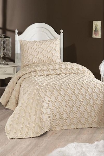 HUZUR ÇEYİZ Petra 2 Piece Single Pique Set