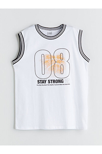 LC Waikiki Nova sezonska okrugla kragna majica za dečake - S5GR48Z4