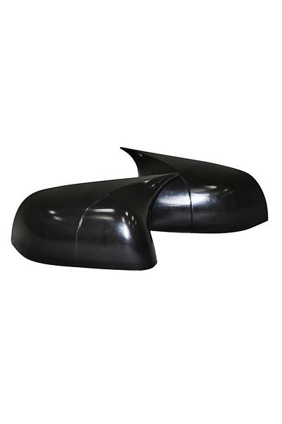 ideal STORE Set 2 Capace Oglinzi tip BATMAN idealSTORE pentru Dacia Duster Facelift 2010-2017, culoare Piano Bla