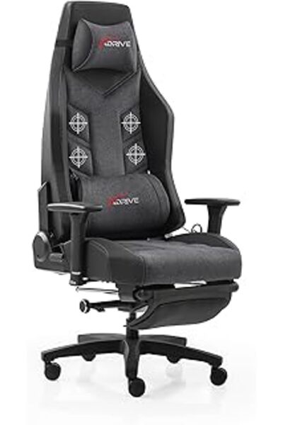 Genel Markalar Xdrive Firtina Masajlı Ayak Uzatmalı Masajlı Profesyonel Oyuncu Koltuğu Gri/siyah