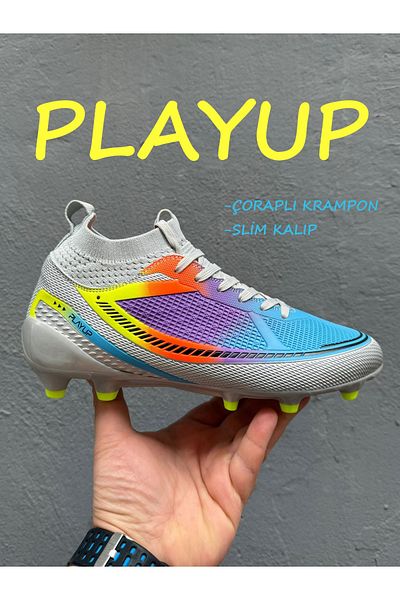 Playup Soccer Shoes with Socks-Halisaha Size 36-39