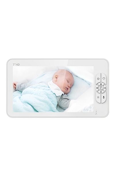 ideal STORE ShineBaby IdealStore Baby Monitor, 7 inch HD Screen, Temperature Monitoring, Vertical Rotation and